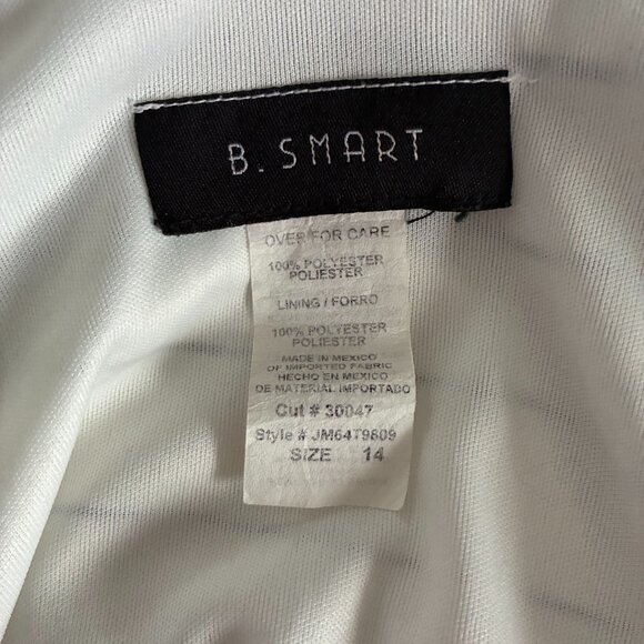 Women's Knee Length Blue and White Striped Dress - Picture 4 of 4